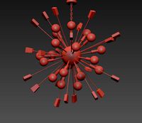 Loft Industrial Sputnik Chandelier