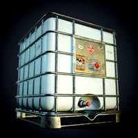 Plastic Tank Low Poly