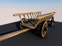 wooden historic carriage