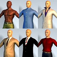 HITMAN characters (6 models)