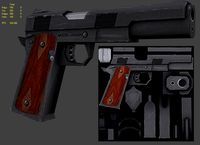 Low Poly gun <300 tris