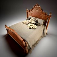 Bed 3007 SK Riva Mobili d'Arte