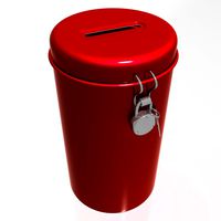 Coin Bank editable design 3D model