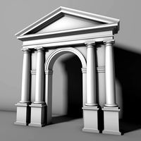 Arch Tuscan order (by Vignola)