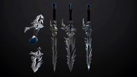 Low-Poly Dagger Angel Slayer