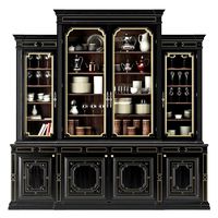 Large cabinet with dishes