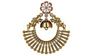 Deer,Leaves And Diamonds,Earring