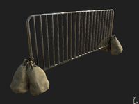 metal barricade