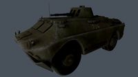 Armored reconnaissance and patrol vehicle BRDM-2