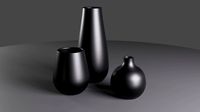Set Of Three Vases