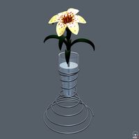 Lily in vase