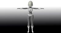Cartoon Sci-Fi Character 1-01