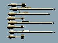 WWII German Panzerfaust Family 30, 60, 150