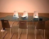 Minimal dining table
