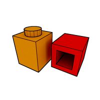 Lego Brick 1x1 Block
