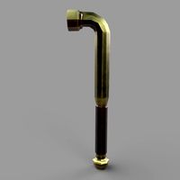 Stylized Metal Pipe