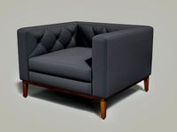 ITALIA TUFTED SHELTER ARM CHAIR