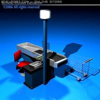 Cashtill 3D Model