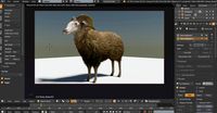 realistic sheep