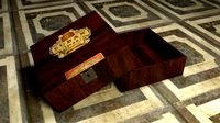 Cuban Cigar Box Low-poly 3D model