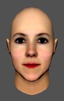 Head Low Poly Female