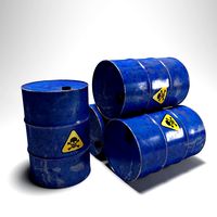 Damage Blue Barrel