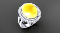 Oval Cabochon Ring