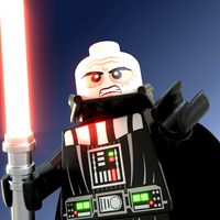 Lego Darth Vader Damaged - Unrigged