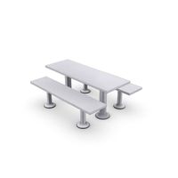 Concrete bench set