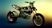 Apocalyptic Dirt Bike - Hill Climbing