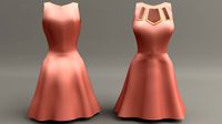 Front Cut Dress