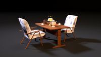 USSR table and chair