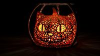 cheshire cat halloween lamp