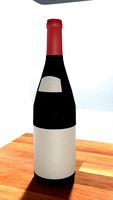 Wine Bottle Burgundy