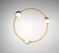 pearl gold bracelet