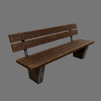 Public Street Bench