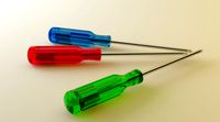 red blue green screwdriver