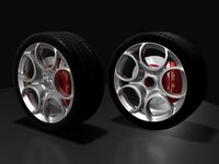 Alfa Romeo style wheel