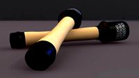 Low Poly WW2 Model 24 Stielhandgranate German Grenade