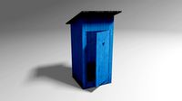 Blue WC