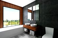 Contemporary Bathroom Scene