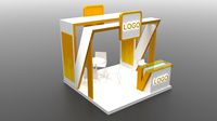 exhibition stand 3x3 meters