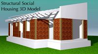 Small Home Structural 3D Model
