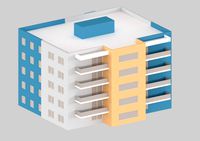 LOW POLY POLY APARTMENT
