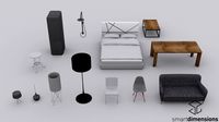 Low Poly Furniture Pack