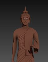 Beautiful Buddha Statue 3D
