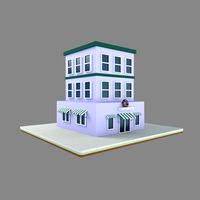 Donut Shop Lowpoly