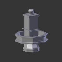 3D Cesme Fountain Model 3D print model