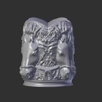 Horse Head Cigarette Holder 3D print