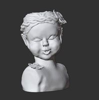 3d printable baby vase model